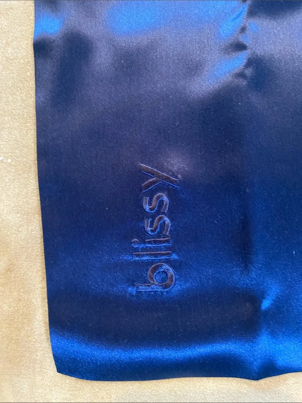 NEW Blissy Blue 100% Silk King Size pillowcase